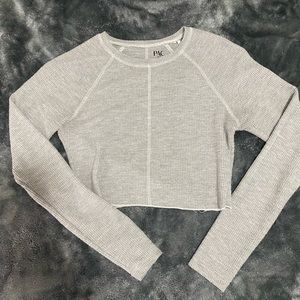 S grey PacSun croptop